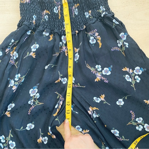 Rebecca Taylor 100%silk Natalie Fleur Wide Leg Crop Silk pants NWT - Picture 15 of 16